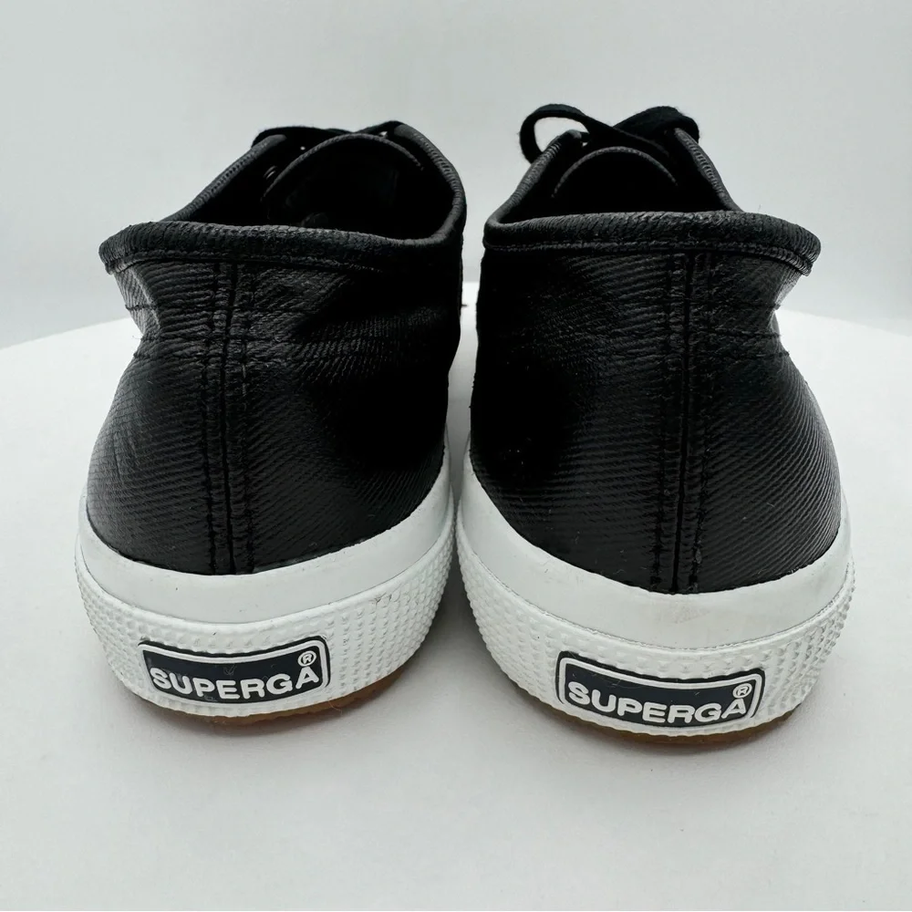 SUPERGA‎ Black Canvas Unisex Sneakers EU 39 New